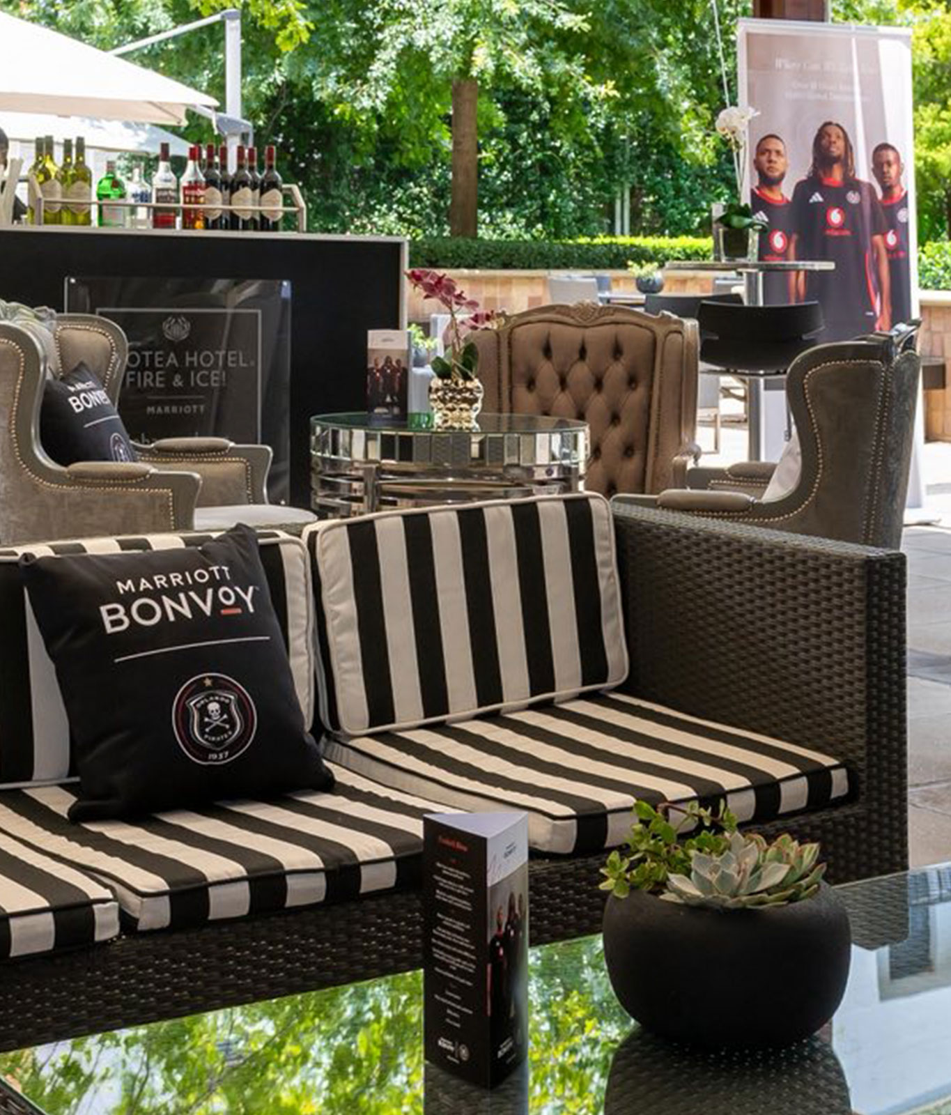 Marriott Bonvoy Orlando Pirates partnership collateral for Chaos Theory, by Druff Agency