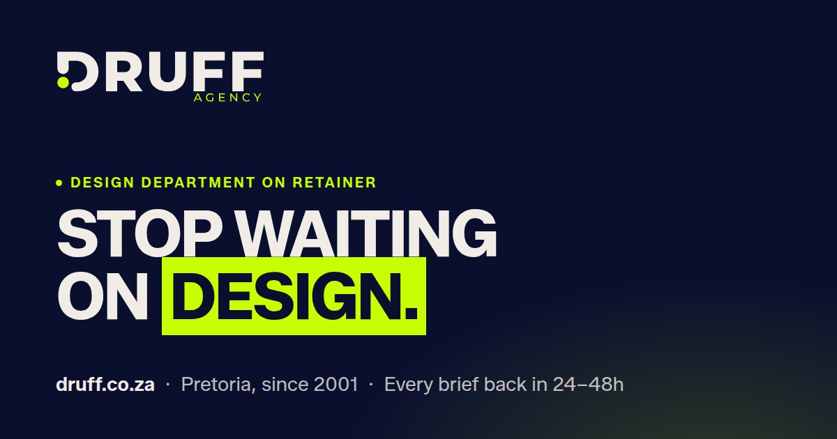 Screenshot of druff.agency