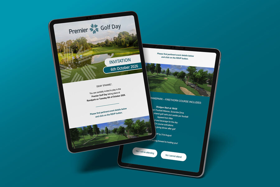 Premier Golf Day &mdash; Invitation