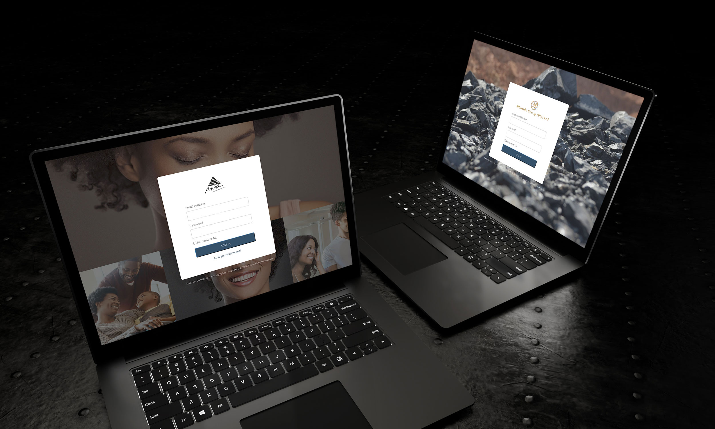 Company intranet interface design, by Druff Agency Pretoria