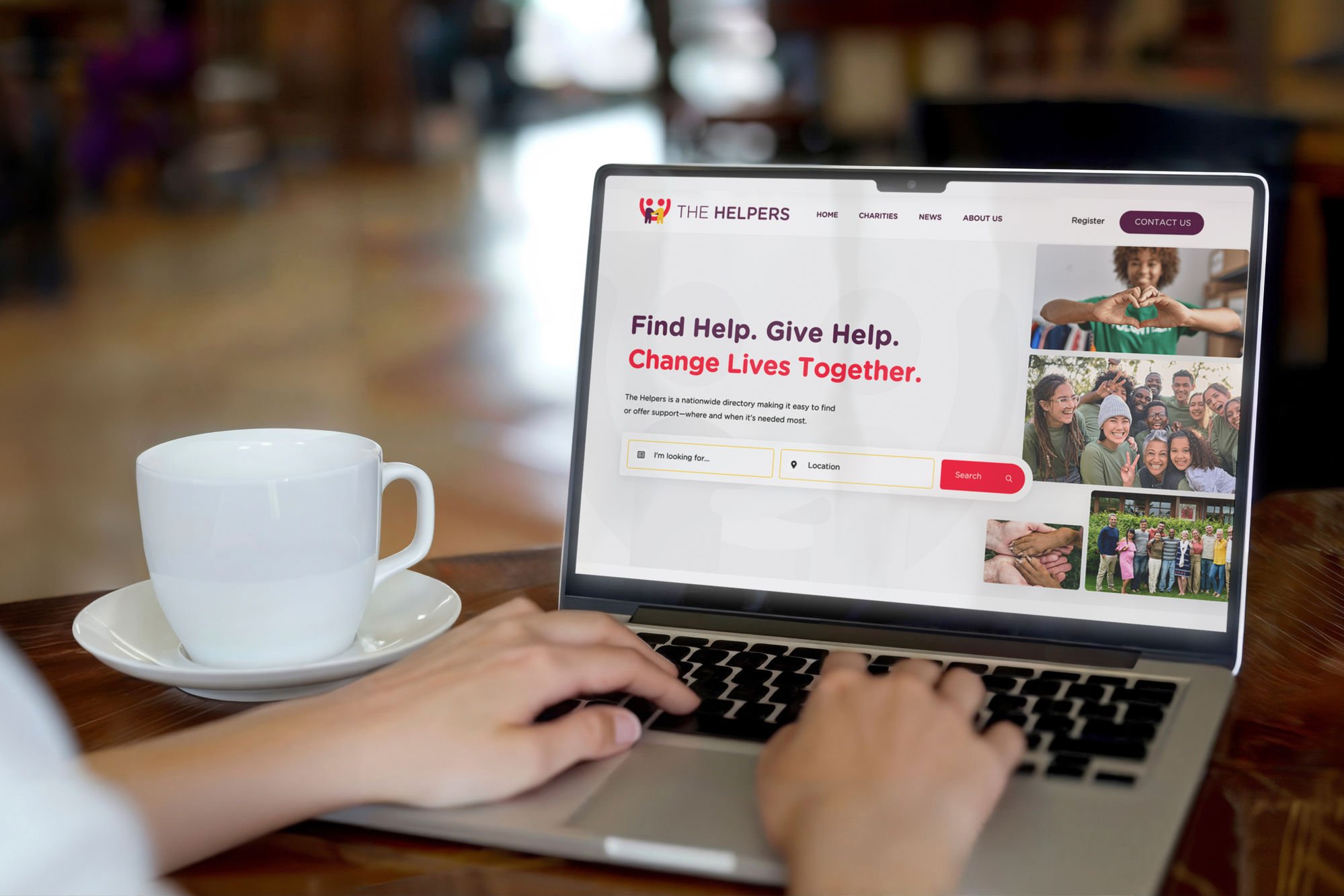 The Helpers &ndash; charity directory website, by Druff Agency Pretoria