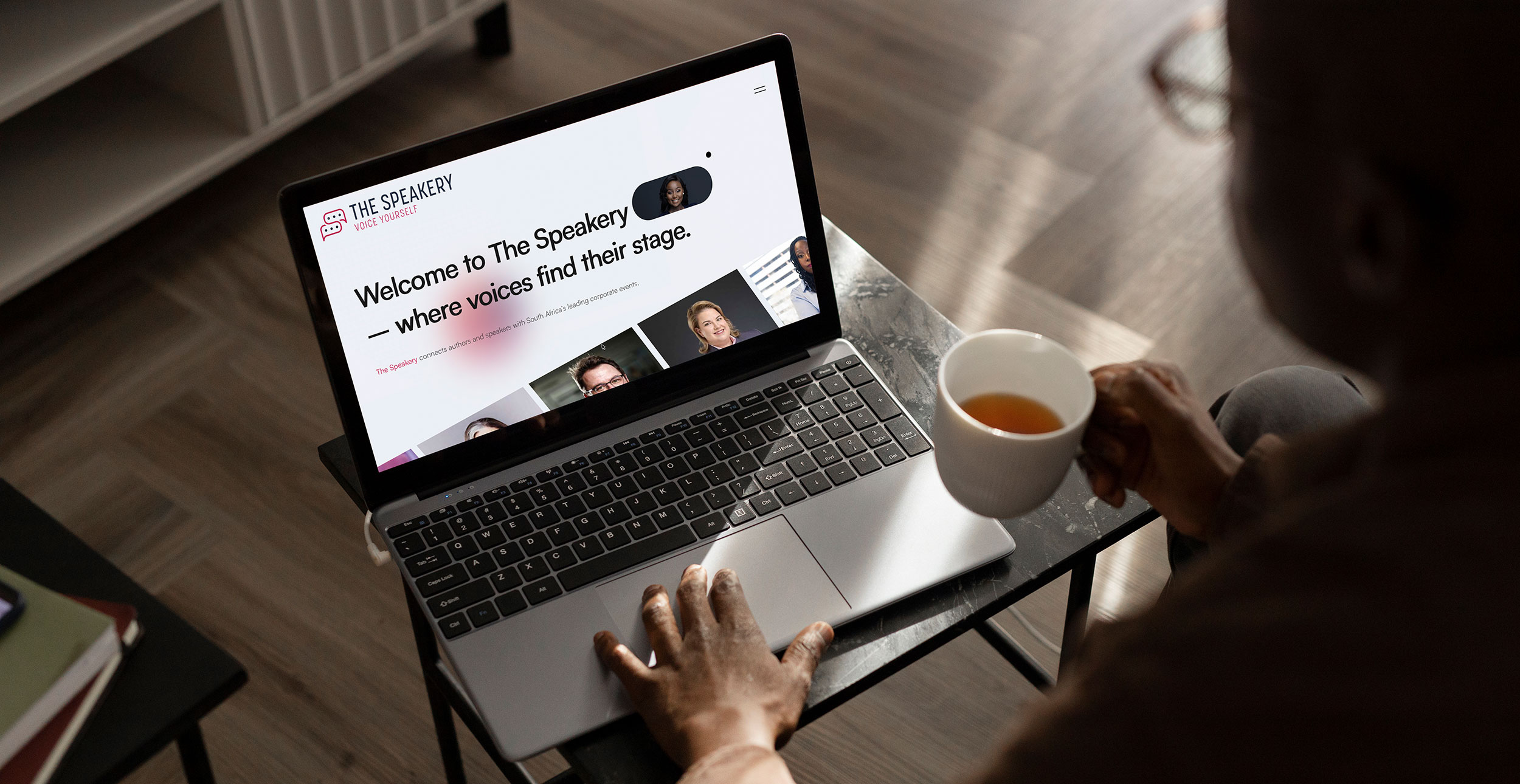 The Speakery website design